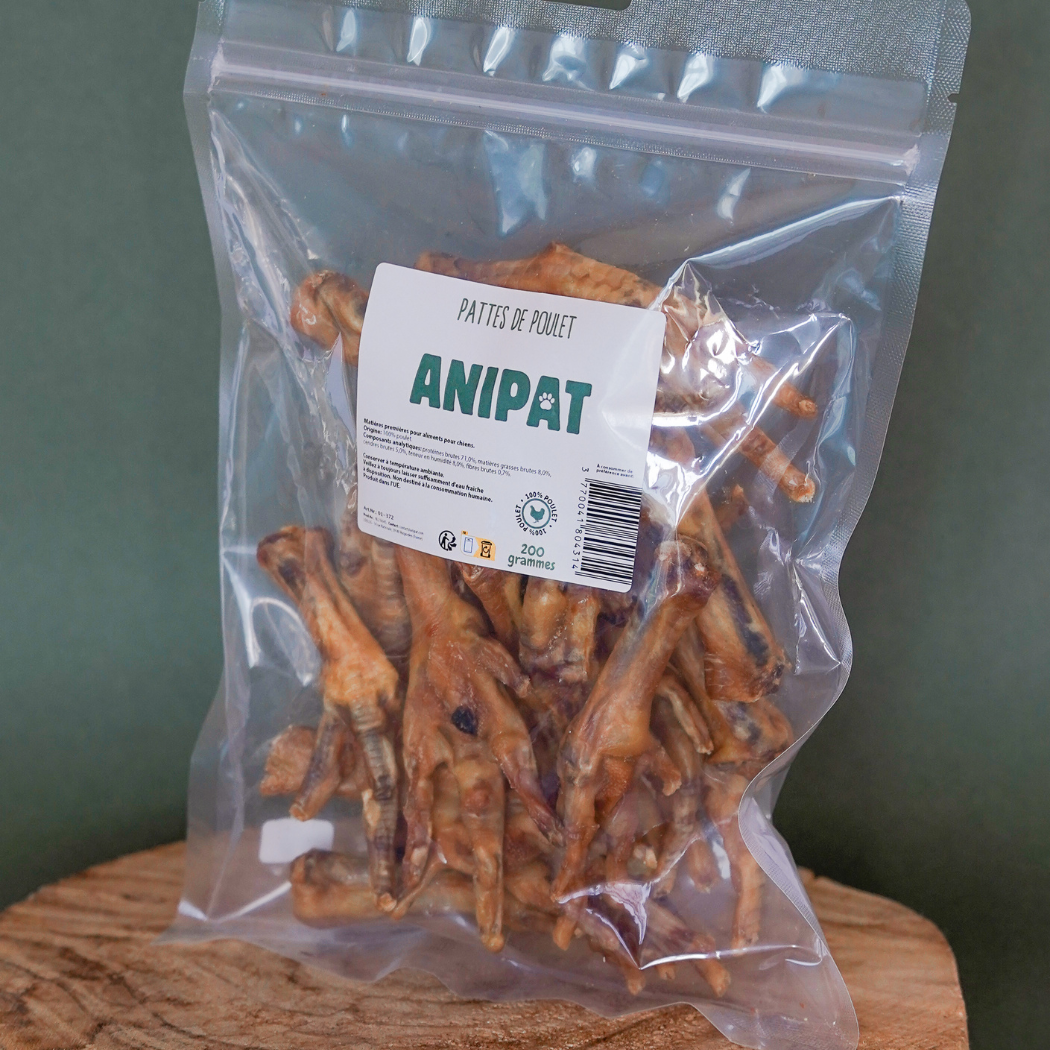 Pattes de Poulet Séchées (200gr)