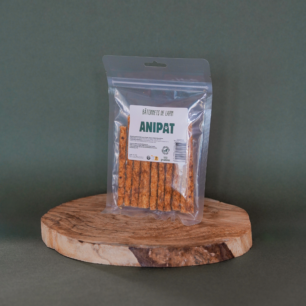 Bâtonnets de lapin (environ 15 batônnets)